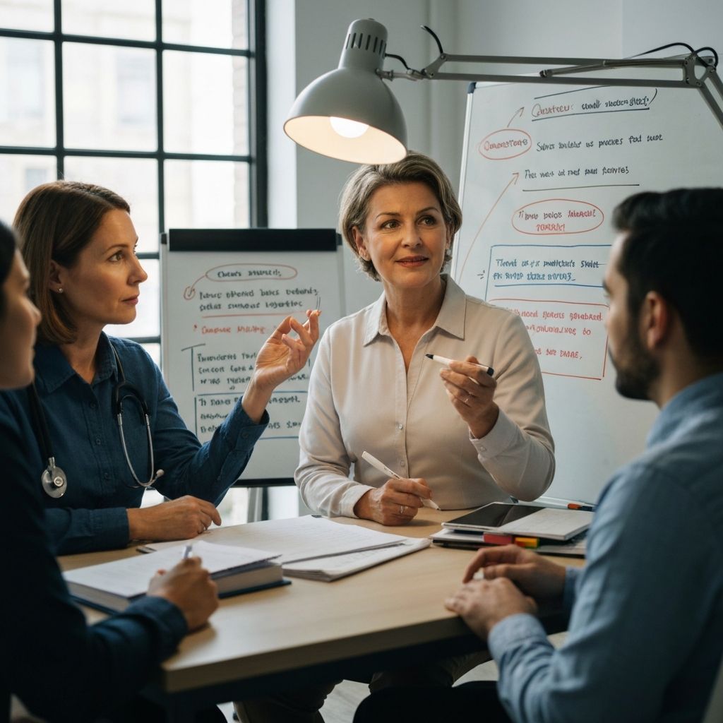 Professional consultation and discussion about AI marketing solutions